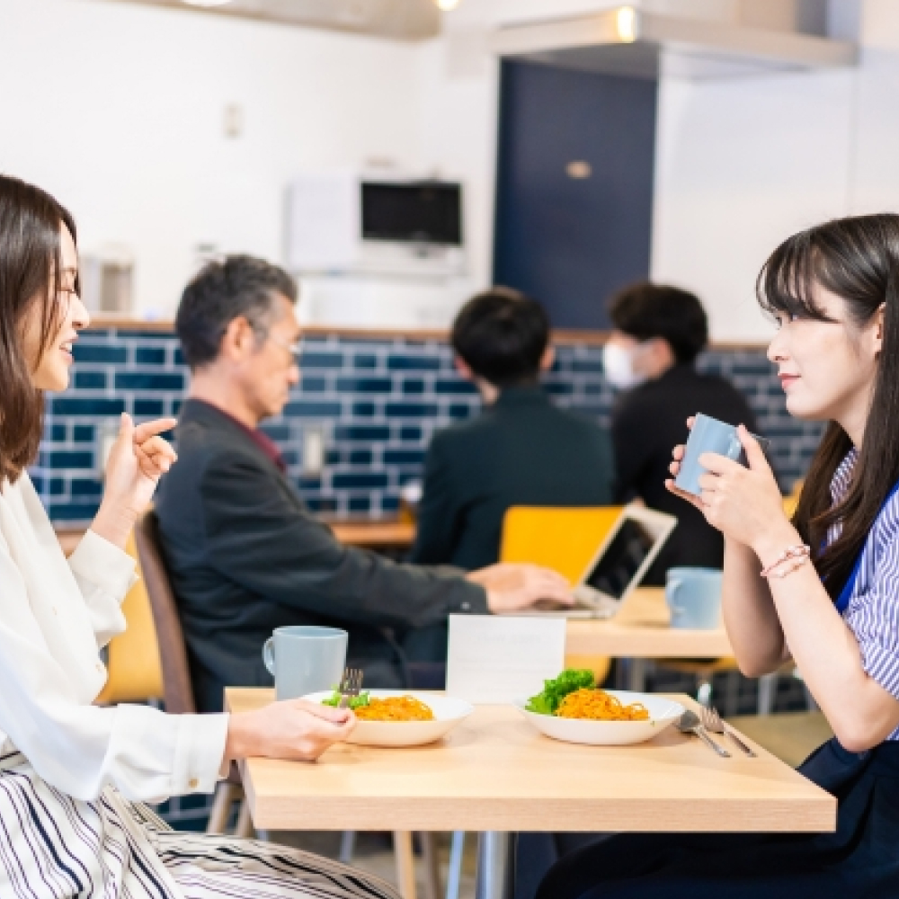 社員食堂での利用